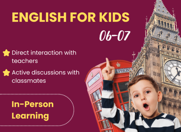 Blue and Yellow Modern English Course Promotion Instagram Post.png