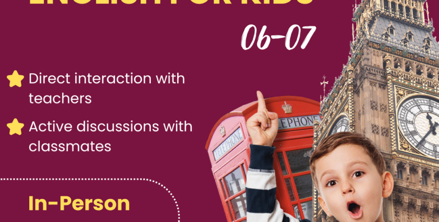 Blue and Yellow Modern English Course Promotion Instagram Post.png